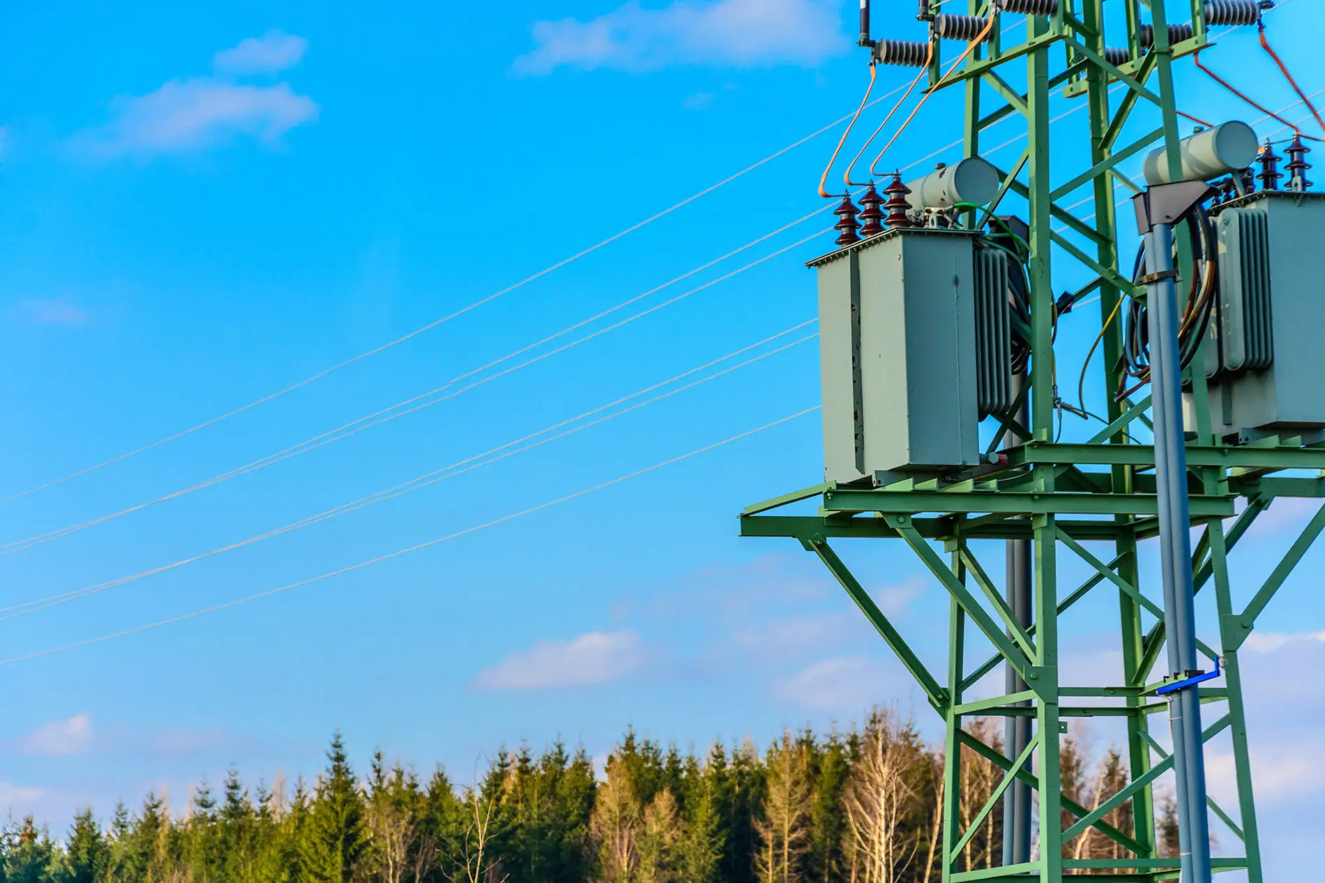 Elektrické rozvody jsou součástí distribuční soustavy.